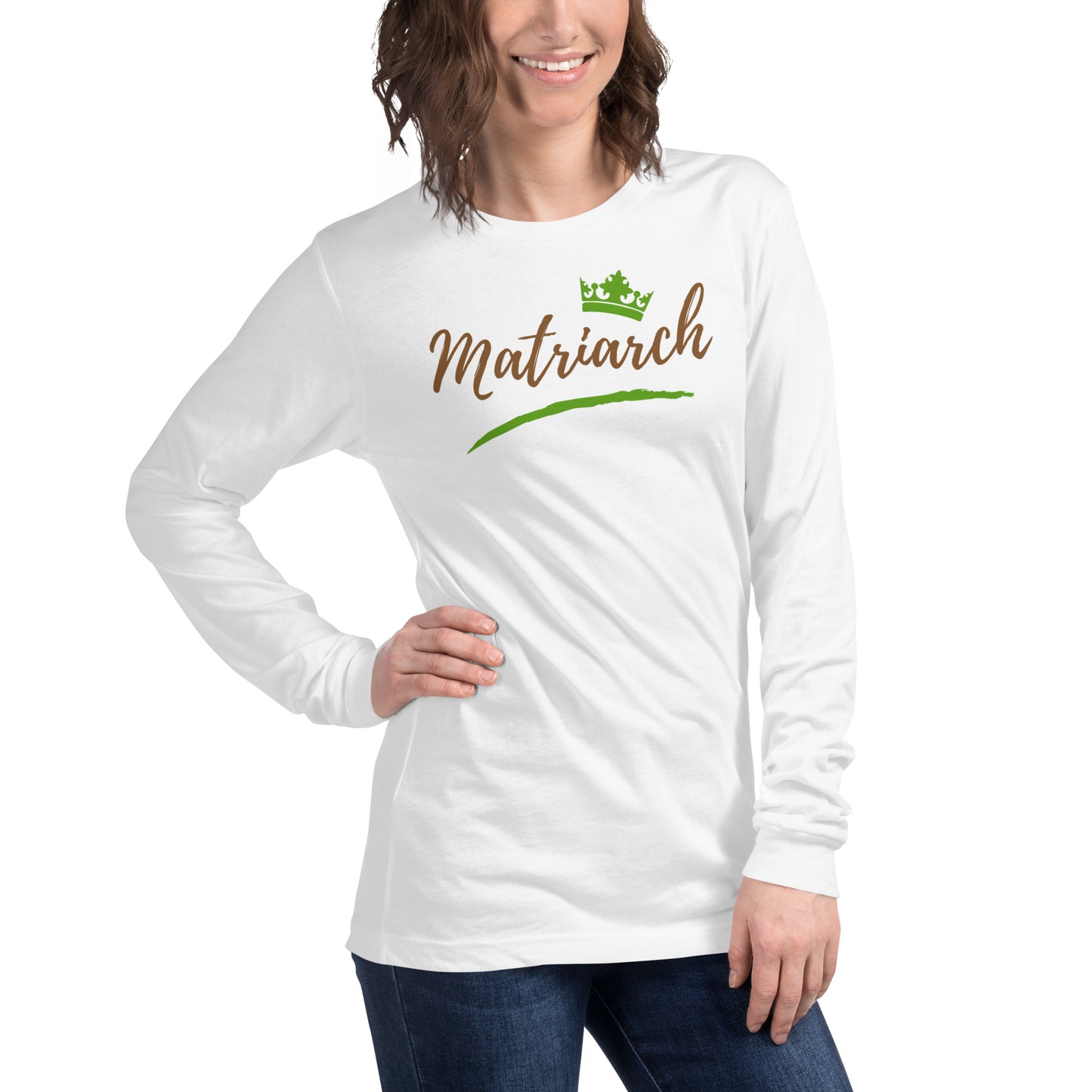 Matriarch Long Sleeve Tee- White